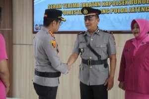 Kapolresta Magelang Pimpin Langsung Sertijab Kapolsek Borobudur hari ini