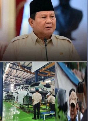 Presiden Prabowo akan Meresmikan Pabrik Mobil Listrik di Magelang hari ini