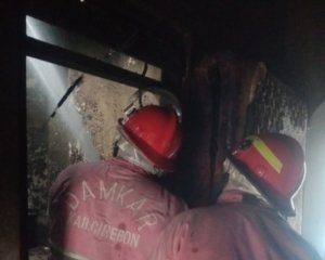 Sebuah Rumah Warga Terbakar Di Arjawinangun