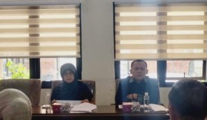 Rapat Dengan Disarpus Komisi I DPRD Sampaikan Pentingnya Literasi masyarakat