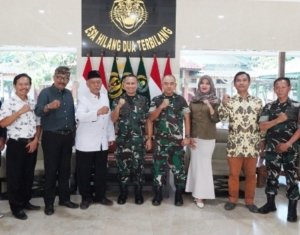 Perkuat Sinergitas, Danrem 063/SGJ Sambut Kunjungan PWCR dan Yayasan Sunan Gunung Jati