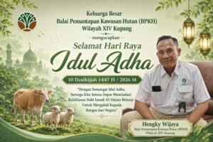 Ucapan Hari Raya Idul Adha 10 Dzulhijjah 1447 H / 2026 M dari Kepala BPKH Wilayah XIV Kupang, Hengky Wijaya