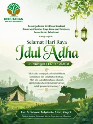 Ucapan Hari Raya Keluarga Besar Direktorat Jenderal Konservasi Sumber Daya Alam dan Ekosistem, Kementerian Kehutanan