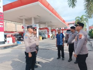 Patroli Intensif Polres Dan Jajaran Polsek Dumai Pada Sejumlah SPBU Dikota Dumai Aman Kondusif
