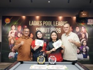 Alisya Juara Seri II Ladies Pool Sumut 2026