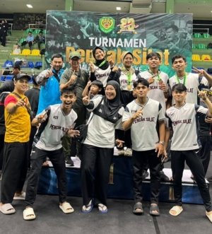 Atlit IPSI Kuningan Raih Dua Emas di Lomba Pencak Silat HUT ke-80 Kodam III/SLW