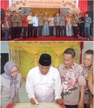 Wakil Walikota Resmikan Rumah Duka Tionghoa Kota Dumai Yang Berdiri Megah Diatas Tanah Seluas 1 Ha