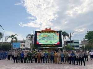 Polres Dumai Gelar Apel Pasukan Gabungan Bersama TNI dan Pemkot Amankan Idul Adha 1447 H