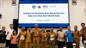 UNICEF Perkuat Fondasi Literasi Anak Kabupaten Kupang, Ribuan Buku Bermutu Disalurkan ke Sekolah Dasar