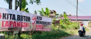 Warga Secang  Protes Datangi Kelurahan untuk Menagih Janji Pembuatan Lapangan yang Dipake untuk Koprasi DMP