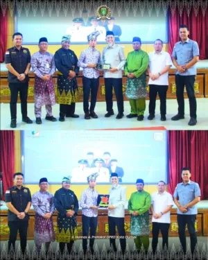 Ketua DPRD Kota Dumai Bersama Anggota Hadiri Coffe Morning Yang Di Taja Oleh PT Pembangunan 
