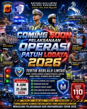 Operasi Patuh Lodaya 2026, Siap Digelar di Wilayah Hukum Polres Kuningan