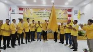 Dipercaya Kembali, Gusril Pausi Nahkodai Golkar Kaur Hingga 2031