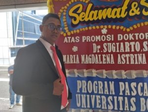 Dr. Sugiarto, SH, MH Sukses Tempuh Sidang Promosi Doktor, Perkuat Kiprah di Dunia Hukum Nasional