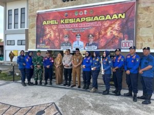 Apel Siaga Karhutla di Lubuk Bilang,Kapolsek Rambah Samo Tegaskan Komitmen Zero Titik Api Tahun 2026