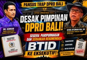 Sudah Diserahkan Sejak 2 Juni, Pansus TRAP Pertanyakan Nasib Rekomendasi BTID di Pimpinan DPRD Bali