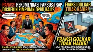 Golkar Absen, Mayoritas Fraksi Desak Pimpinan DPRD Bali Paripurnakan Rekomendasi BTID