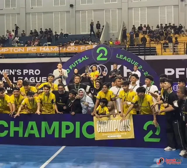 Lewati Pertarungan Sengit Adu Penalti, akhirnya Proton FC Sabet Gelar Juara Pro Futsal League 2 2026 Lewati Pertarungan Sengit Adu Penalti, akhirnya Proton FC Sabet Gelar Juara Pro Futsal League 2 2026