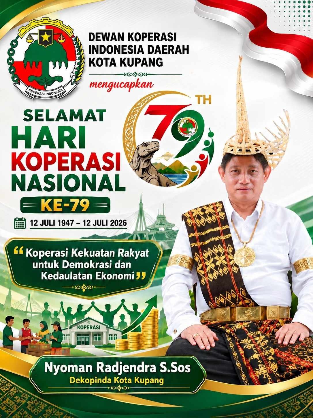 Momentum Harkopnas ke-79, Nyoman Radjendra Ajak Koperasi Perkuat Solidaritas Menuju Kedaulatan Ekonomi Momentum Harkopnas ke-79, Nyoman Radjendra Ajak Koperasi Perkuat Solidaritas Menuju Kedaulatan Ekonomi
