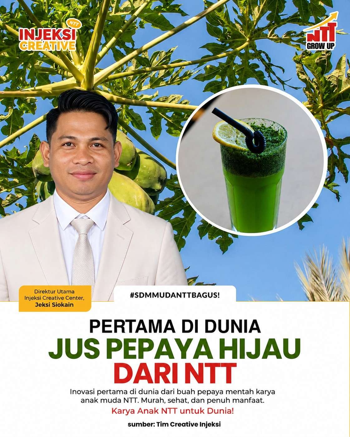 Tak Sekadar Jual Laptop, Injeksi Creative Center Cetak SDM Muda NTT dan Siapkan Penemu Jus Pepaya Hijau Pertama di Dunia Tak Sekadar Jual Laptop, Injeksi Creative Center Cetak SDM Muda NTT dan Siapkan Penemu Jus Pepaya Hijau Pertama di Dunia