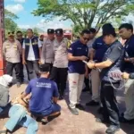 43 Adegan Diperagakan Tersangka Dalam Rekontruksi Kasus Penganiayaan di Taman Kota