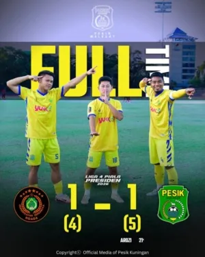 Tampil Gemilang Lawan PSN Ngada, PESIK Kuningan Melaju ke Final
