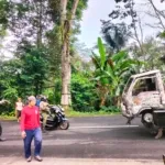 Diduga Kerusakan Mesin, Mobil Terbakar di Jalan Magelang-Kopeng