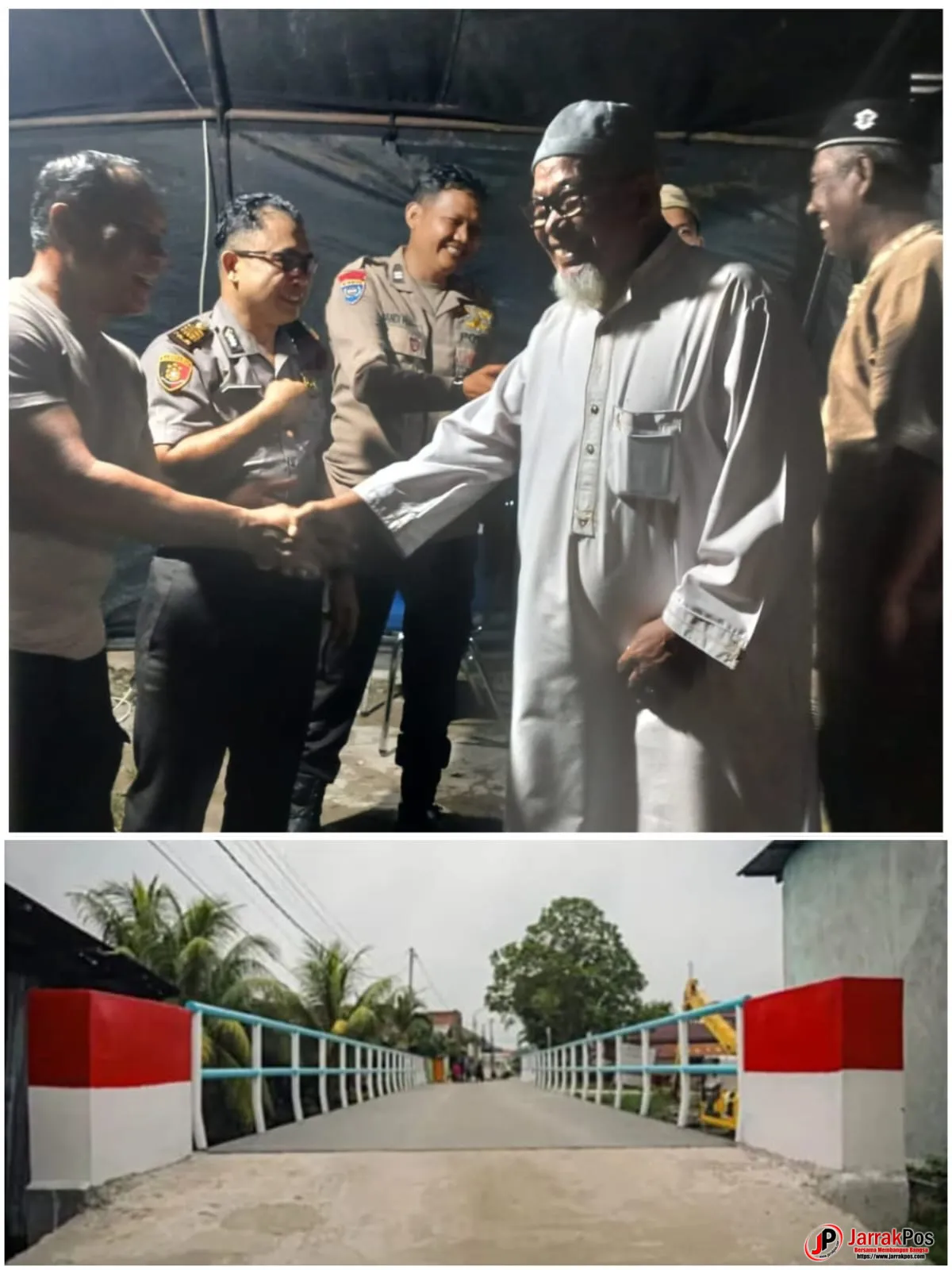 Tasyakuran Doa Bersama Rampungnya Jembatan Merah Putih Program Polri Presisi Tasyakuran Doa Bersama Rampungnya Jembatan Merah Putih Program Polri Presisi