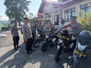 Kapolsek Bukit Kapur Bersama Personil Laksanakan Pengecekan Mobnas Dan Peralatan Karhutla    