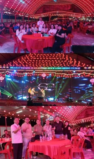 Malam Pencabutan Undian HUT Dewa Ching Cui Cho She Di Klenteng Hock Liong Kiong Berjalan Meriah