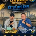 Pererat Persaudaraan, Ketua DPD LSM MAUNG Riau Wan Ade Syahputra Silaturahmi dengan Ketua KNPI Riau Fuad Santoso