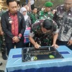 Dandim 0615/KNG, Resmikan Jembatan Garuda di Desa Cibuntu