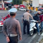 Puluhan Motor dengan Knalpot Brong Dirazia Polisi