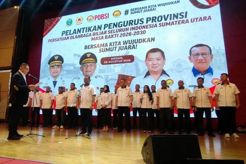 Pengprov POBSI Sumut 2026-2030 resmi dilantik, Bidik prestasi lebih tinggi Pengprov POBSI Sumut 2026-2030 resmi dilantik, Bidik prestasi lebih tinggi