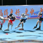 Tim sepatu roda Indonesia Gemilang di ajang Belt and Road China-ASEAN Speed Roller Skating Championships 2026