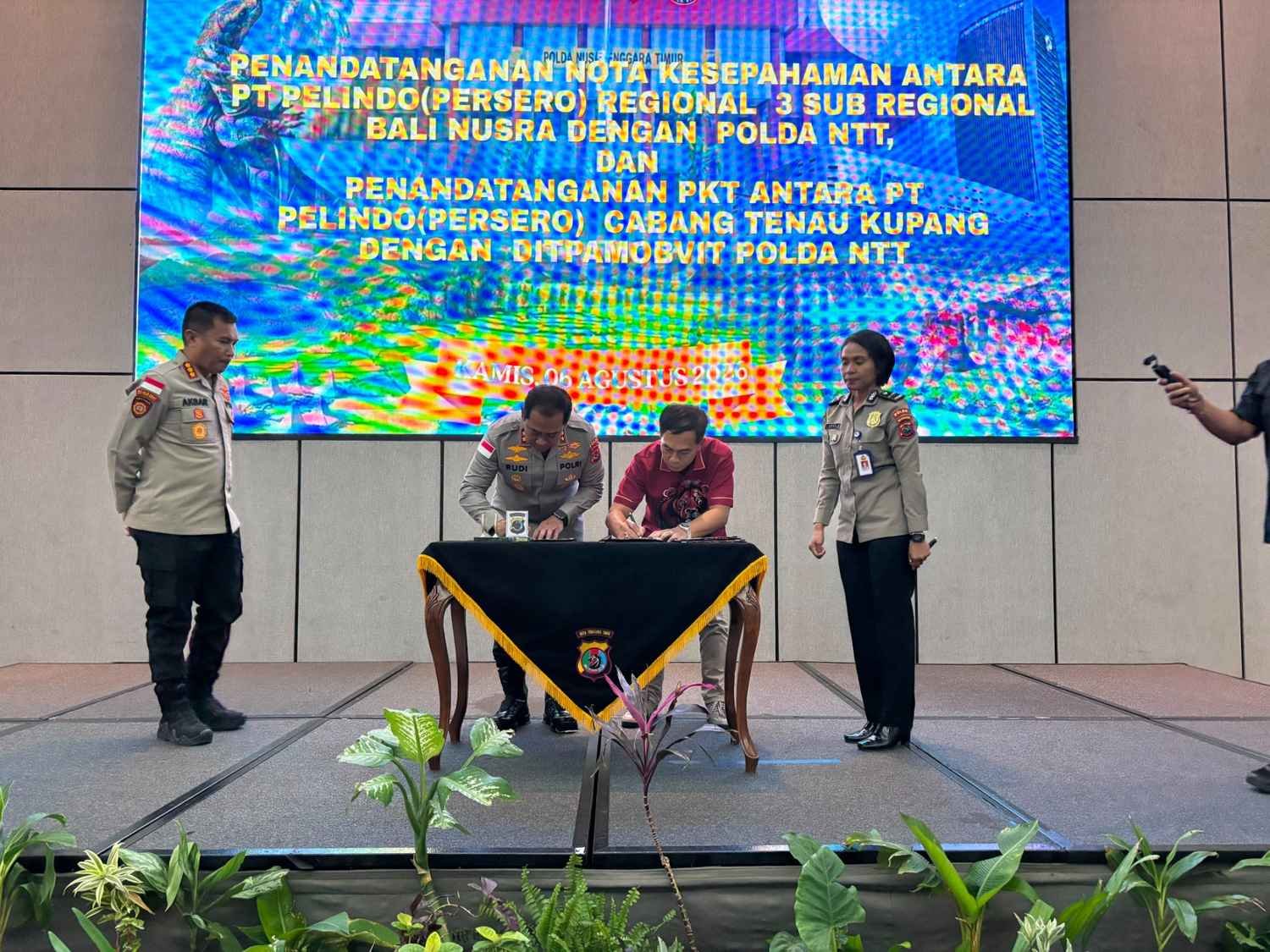 Pelindo Tenau Kupang dan Polda NTT Perkuat Sinergi Pengamanan Objek Vital Nasional