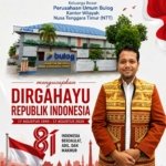 Ucapan HUT ke-81 Kemerdekaan Republik Indonesia dari Keluarga Besar Perum BULOG Kanwil NTT