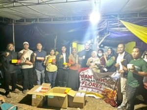 Gerindra Salurkan Obat-obatan ke Puskesmas Riung dan Lengkosambi, Dukung Layanan Kesehatan Ribuan Warga Pasca Gempa