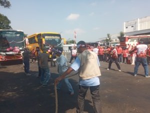 Meriah! Sambut HUT RI Ke-81 Terminal Tipe A Tidar Magelang adakan Lomba Tarik Bus