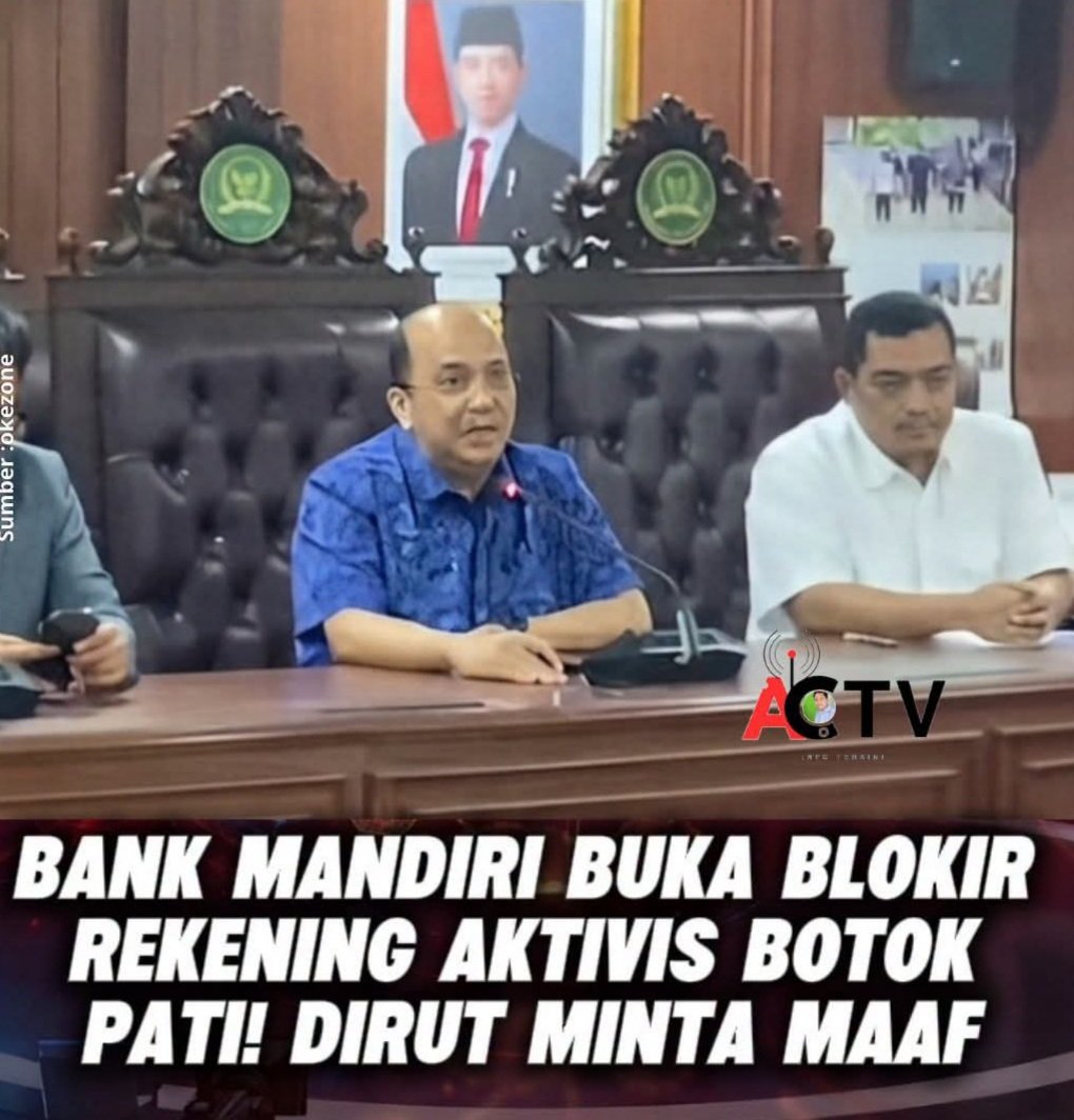 Disorot Publik Bang Mandiri Buka Blokir Disorot Publik Bang Mandiri Buka Blokir