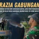 Perketat Pengawasan, Lapas Pasir Pangaraian dan TNI Razia Kamar Hunian Warga Binaan