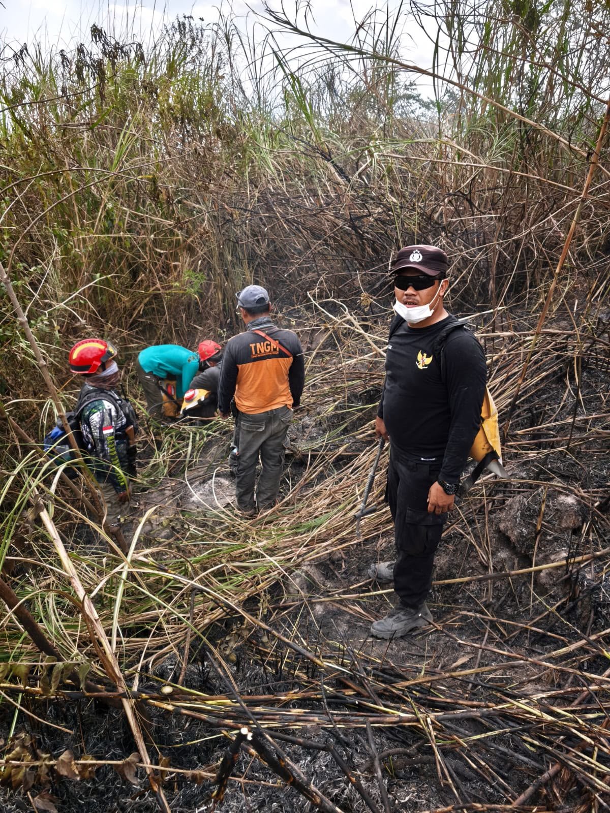Kebakaran Lahan di Lereng Gunung Merapi, Petugas Gabungan Bergerak Cepat Padamkan Api Kebakaran Lahan di Lereng Gunung Merapi, Petugas Gabungan Bergerak Cepat Padamkan Api