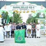 Ribuan Santri Gelar Pawai Karnaval dalam Rangka Peringatan Milad Ke-4 Pondok Pesantren Basma Darul ’Ilmi Wassa’adah, Polsek Kepenuhan Polres Rohul, Gelar Pengamanan