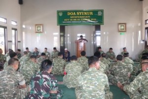 Sambut HUT ke-81 RI, Kodim 0615/KNG Gelar Do’a Syukur di Masjid An-Nur