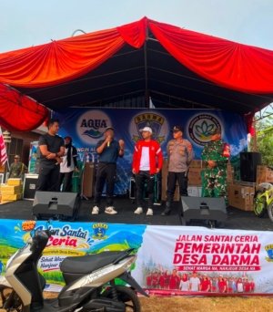 Meriahkan HUT RI ke-81, Ribuan Warga Desa Darma Antusias Ikuti Jalan Santai “Sehat Ceria”