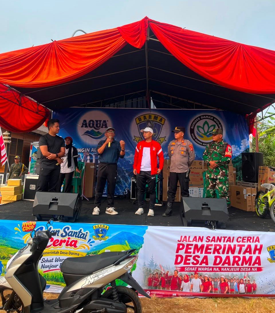 Meriahkan HUT RI ke-81, Ribuan Warga Desa Darma Antusias Ikuti Jalan Santai “Sehat Ceria”
