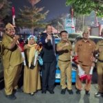 Diskominfo Kuningan Kobarkan Semangat Kemerdekaan Lewat Taptu dan Pawai Obor HUT ke-81 RI