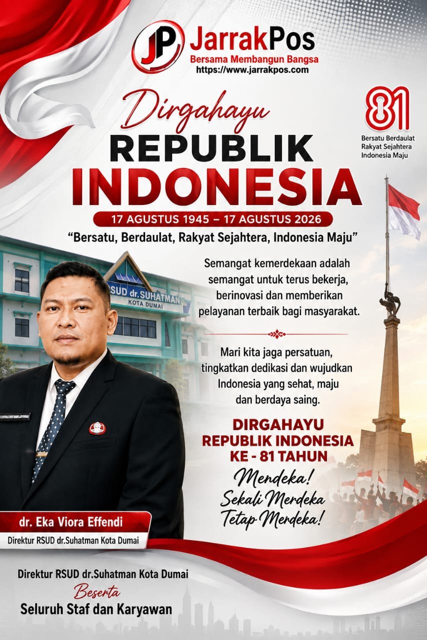 Ucapan HUT RI Ke 81 Tahun RSUD Dumai Ucapan HUT RI Ke 81 Tahun RSUD Dumai