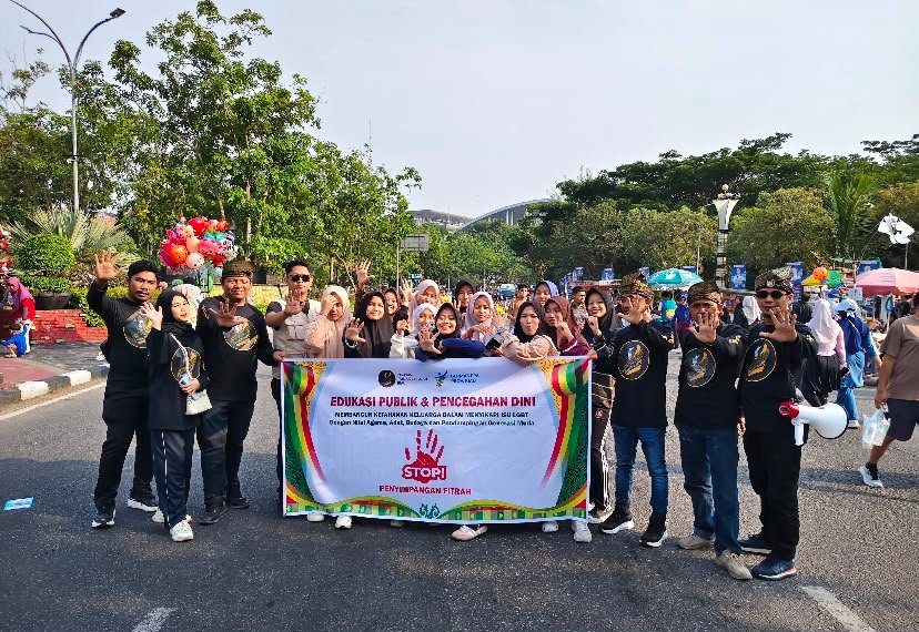Dari Car Free Day, Teuku Reyza Dan Andi Champay Serukan Perlindungan Anak dan Jaga Marwah Riau
