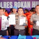 Polres Rohul Gelar Press Release,  Bandar Narkotika di Rambah dengan Sabu 1,03 Kilogram dan 246 Butir Ekstasi